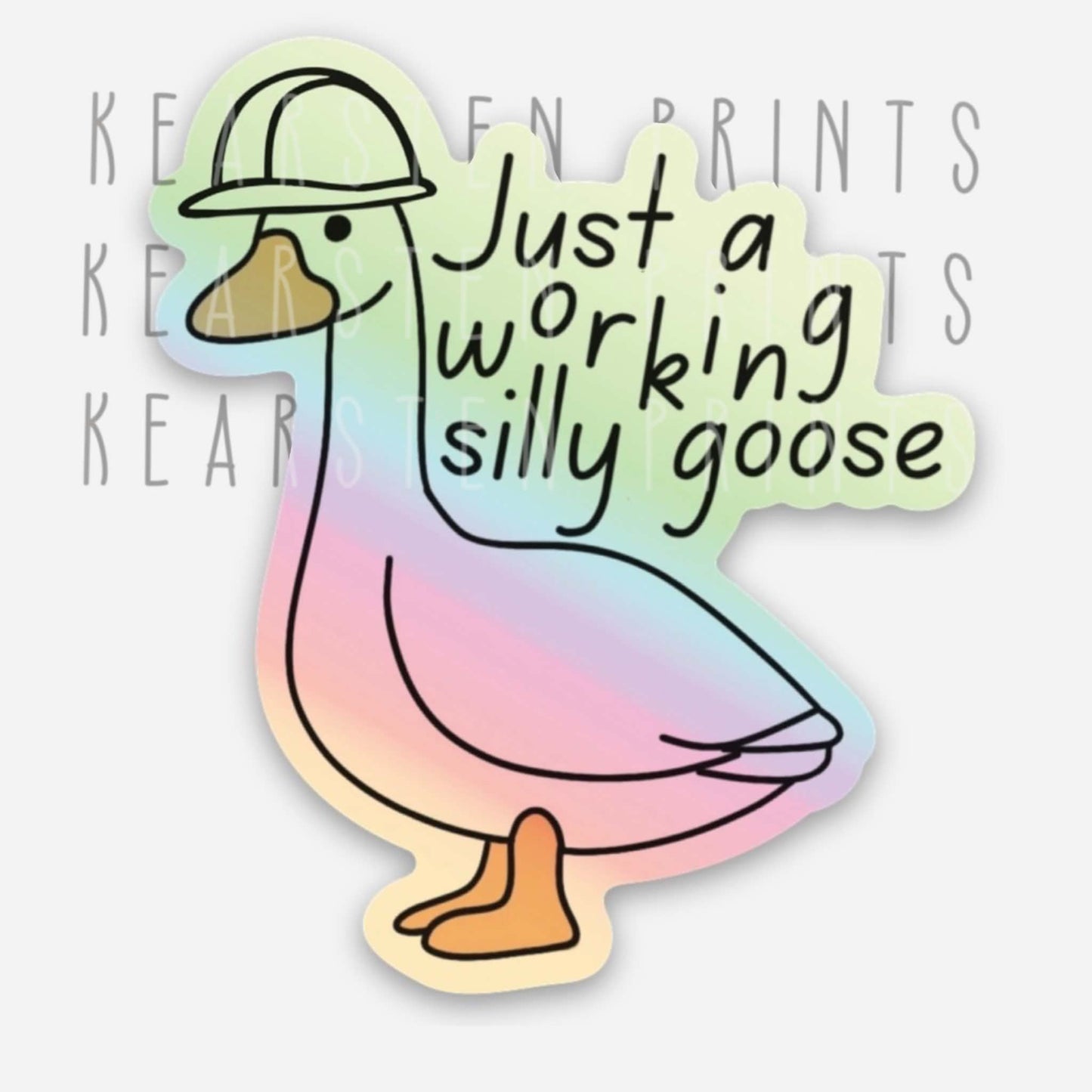 Silly Working Goose