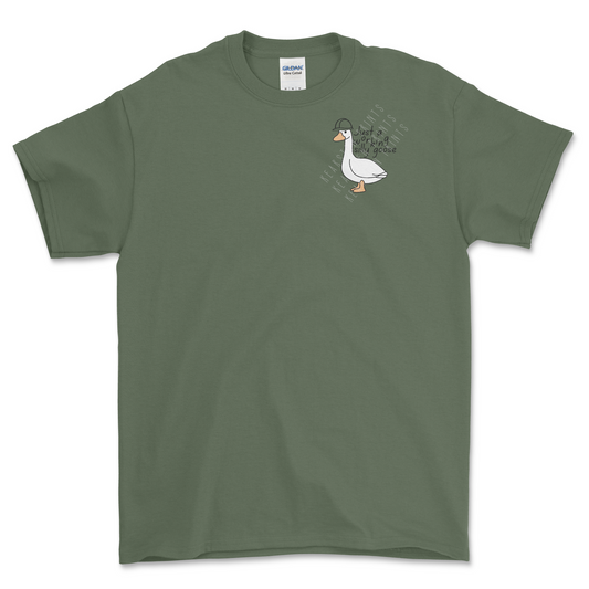 Black Line Silly Goose Tee