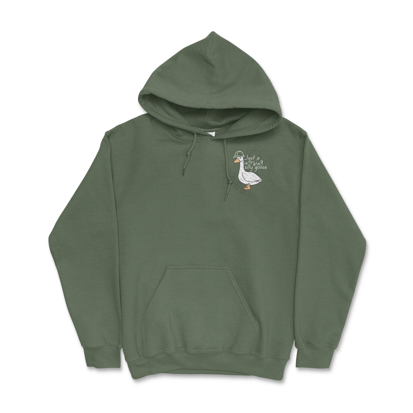 White Line Silly Goose Hoodie