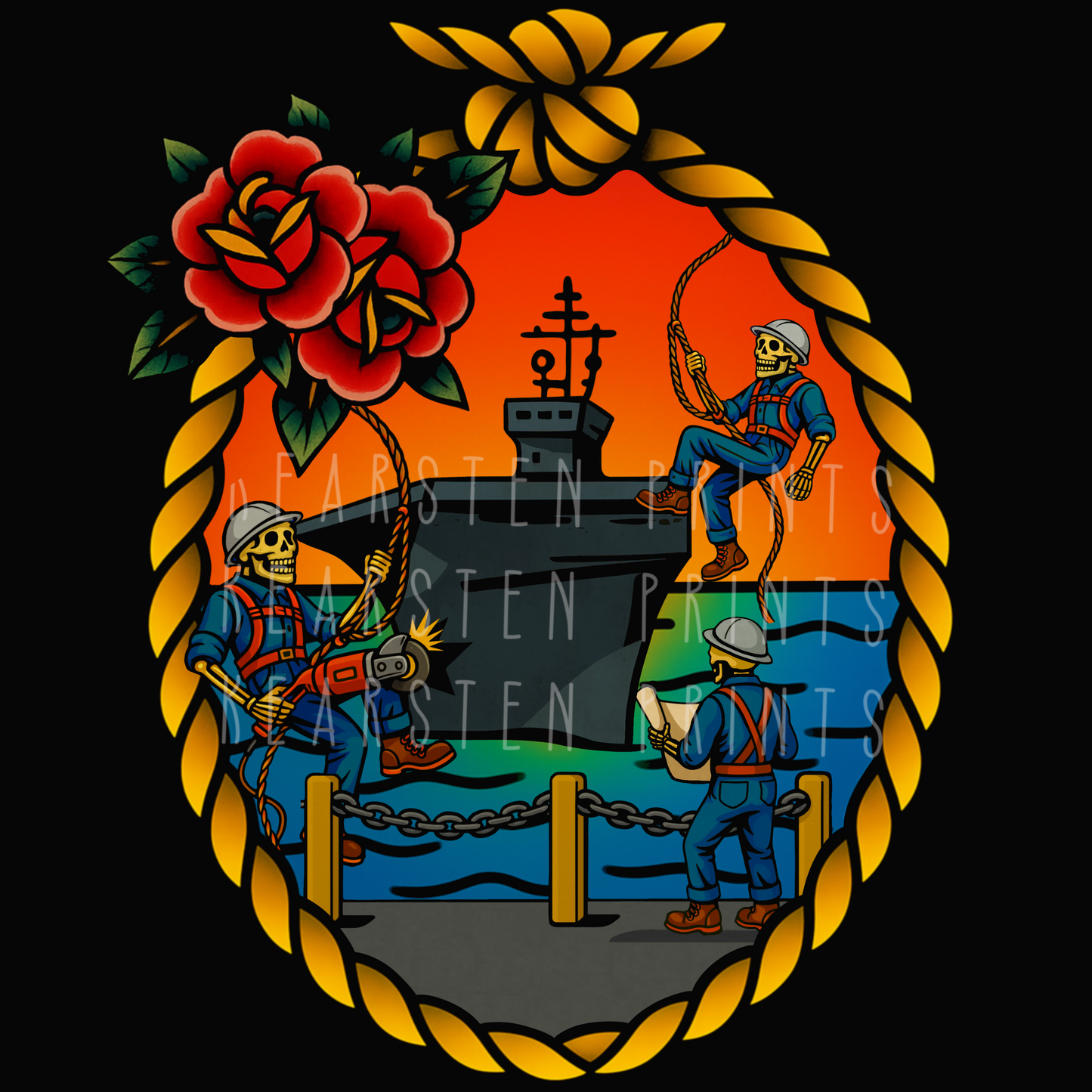 Some Shipyards - Nautical Theme